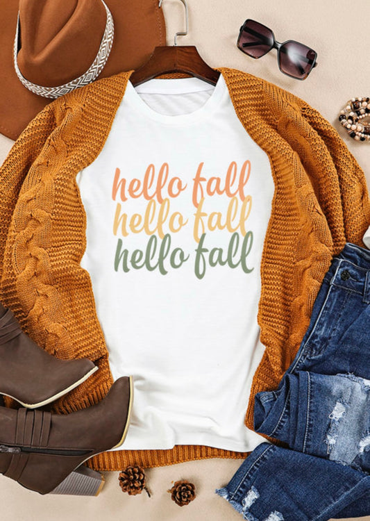 Hello Fall Graphic T